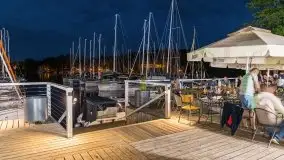 Stanica Wodna Stranda po zmierzchu, lipiec 2021 - zdjęcie 11