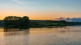 Wieczorny zachód podczas rejsu po ryńskim, czerwiec 2021 - zdjęcie 21