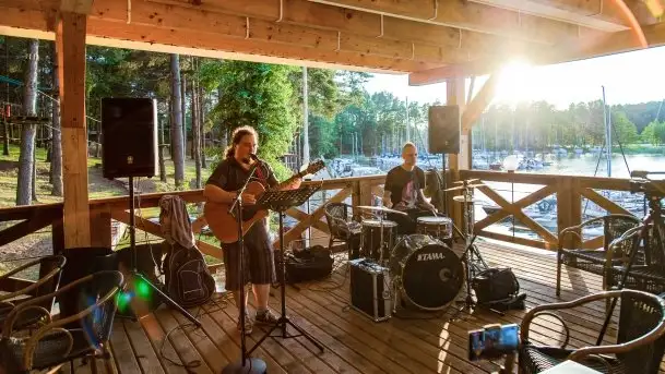 Michał Lampard i Piotr Juszczuk w porcie Tajty - zdjęcie 1