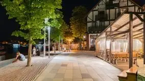 Nocne Mikołajki, Wioska Żeglarska i część promenady - zdjęcie 33