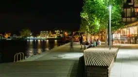 Nocne Mikołajki, Wioska Żeglarska i część promenady - zdjęcie 23