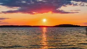 Zachód słońca nad jeziorem Dejguny, lipiec 2021 r. - zdjęcie 10