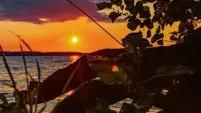 Zachód słońca nad jeziorem Dejguny, lipiec 2021 r. - zdjęcie 3