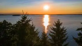 Zachód słońca w Fuledzie nad jeziorem Dobskim - zdjęcie 11