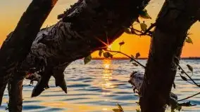 Zachód słońca w Fuledzie nad jeziorem Dobskim - zdjęcie 26