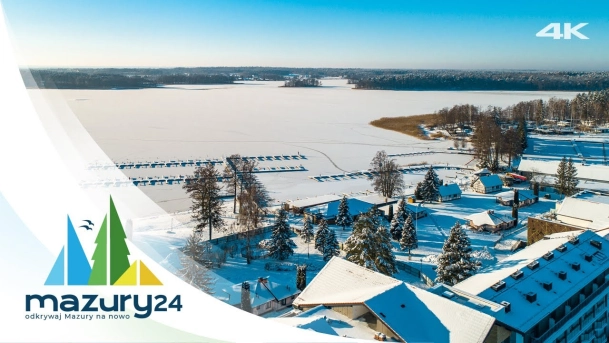 Zima na Mazurach, Mazurski Raj, styczeń 2024, 4K