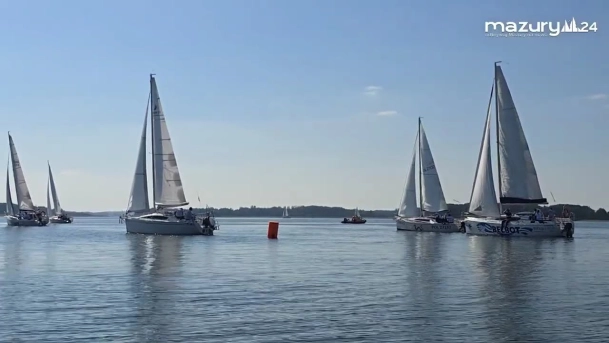 Regaty Święcajty CUP 2024, organizator Róża Wiatrów, jezioro Święcajty LIVE+