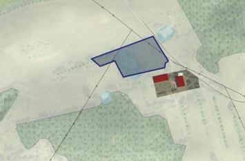 Działka budowlana 4635 m2 w Spręcowie z mediami - zdjęcie 5