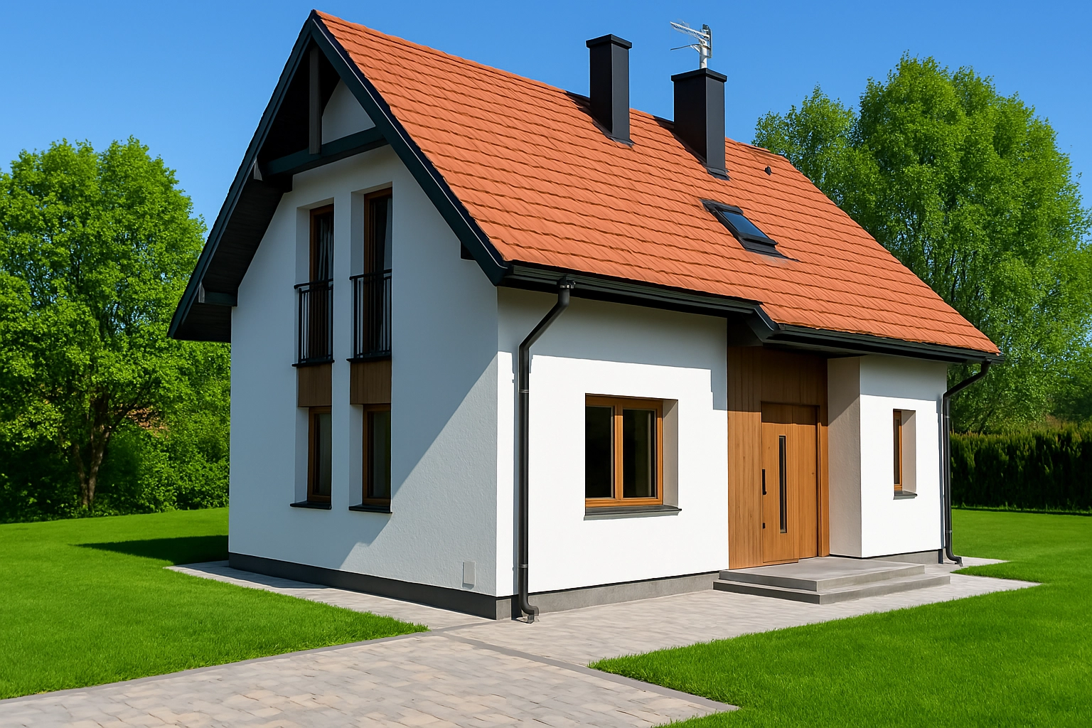 Nowy dom nad jeziorem Szelment z prywatną plażą