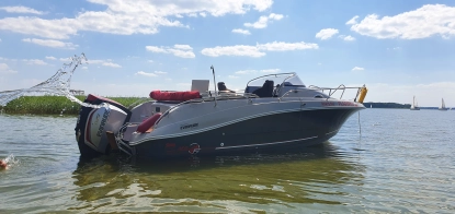 Łódź mazury 670 z Silnikiem Evinrude 200 Stan BDB - zdjęcie 3