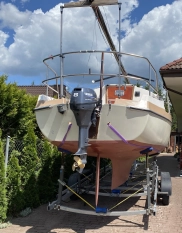 Sprzedam jacht żaglowy KOMPROMIS 720 z przyczepą – Gotowy do żeglugi! - zdjęcie 5