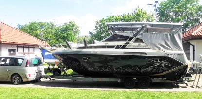 Jacht Cranchi Clipper Cruiser - LPG + przyczepa AWARIA SILNIKA - zdjęcie 6