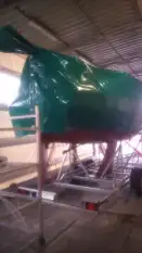 Plandeka na zimowanie jachtu - zdjęcie 1