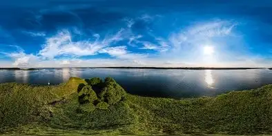 Zachodni brzeg jeziora Mamry