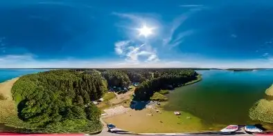 Jezioro Seksty i pole namiotowe Binduga Młyńska