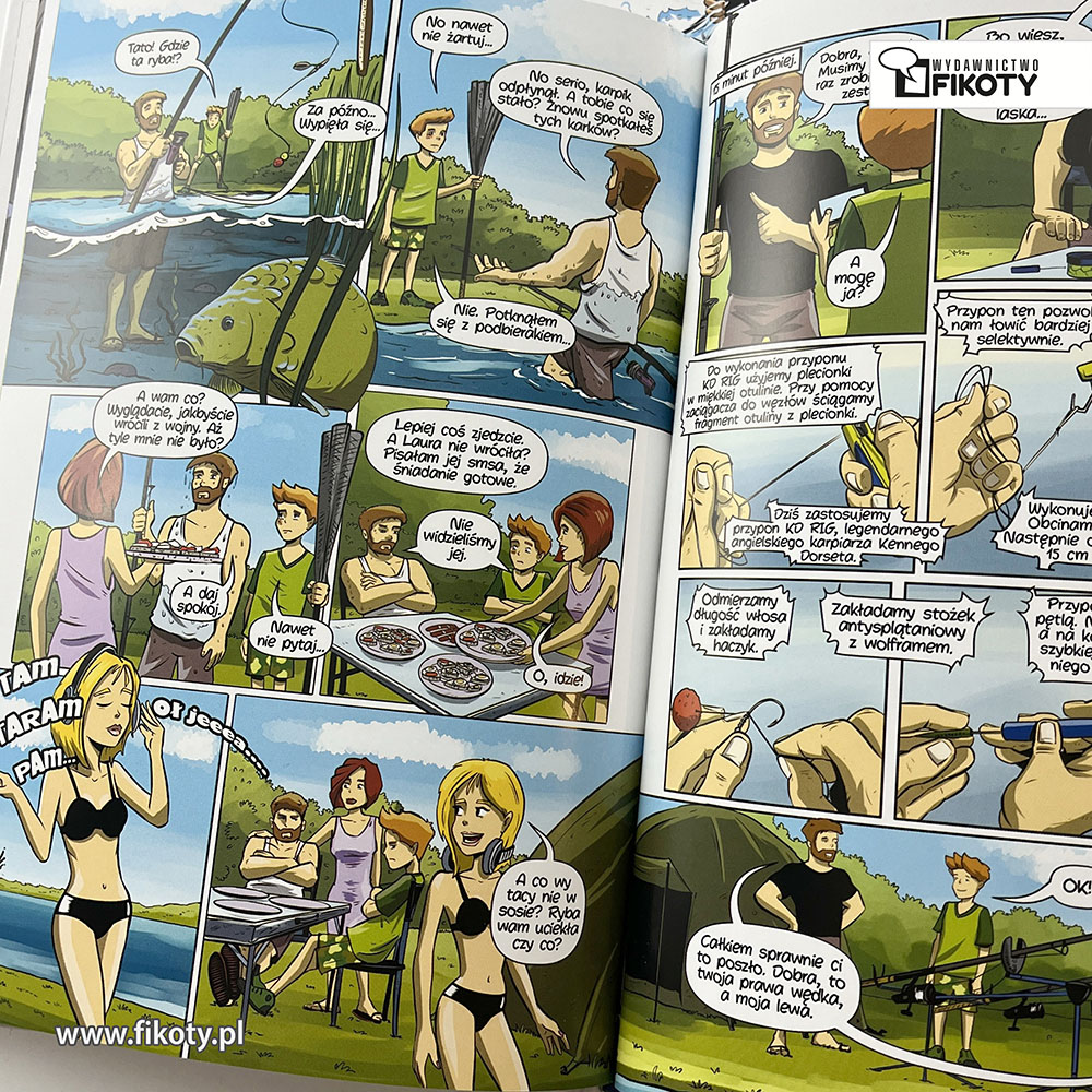 Wędkarski komiks powstał na Mazurach