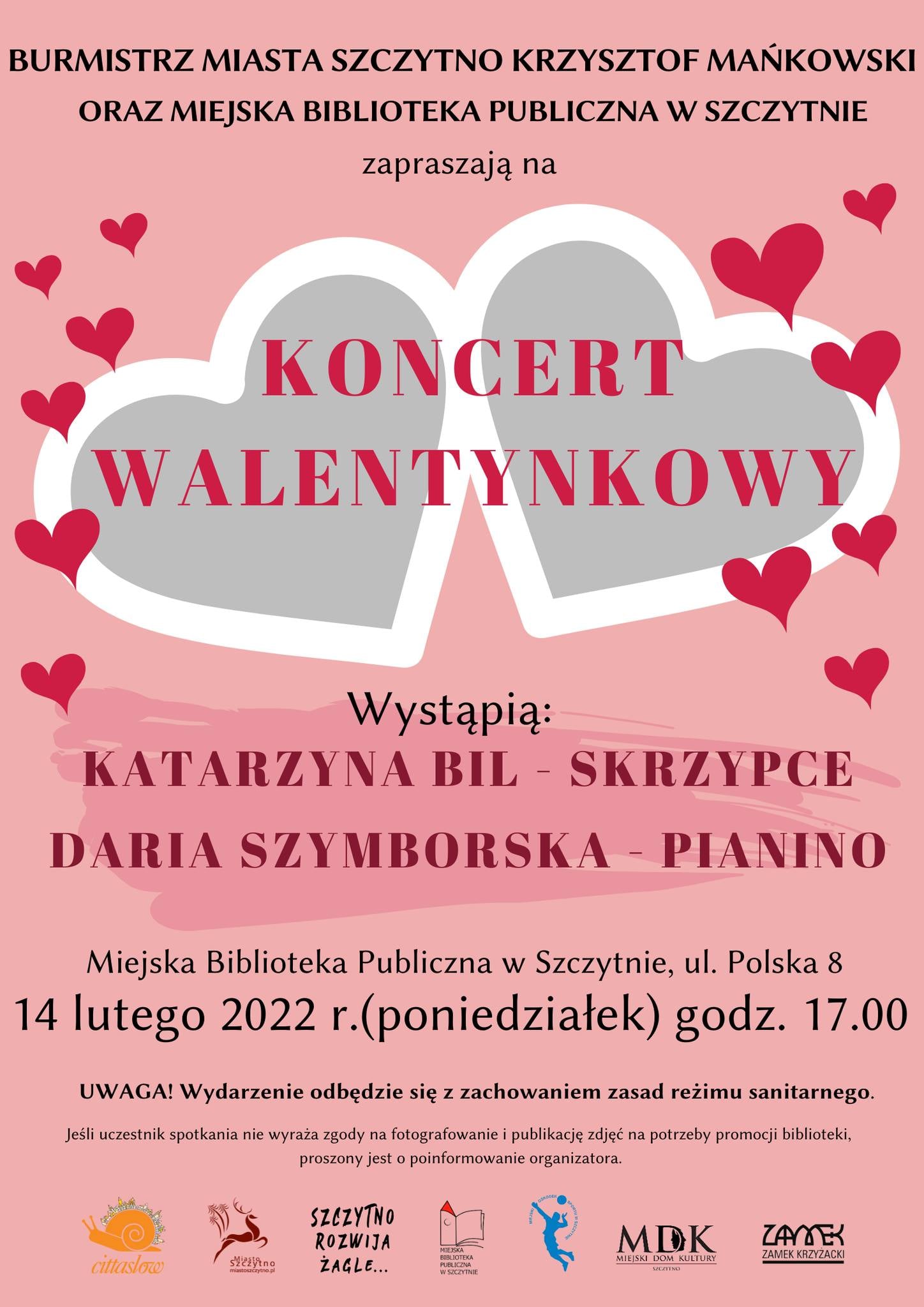 Koncert walentynkowy w Szczytnie