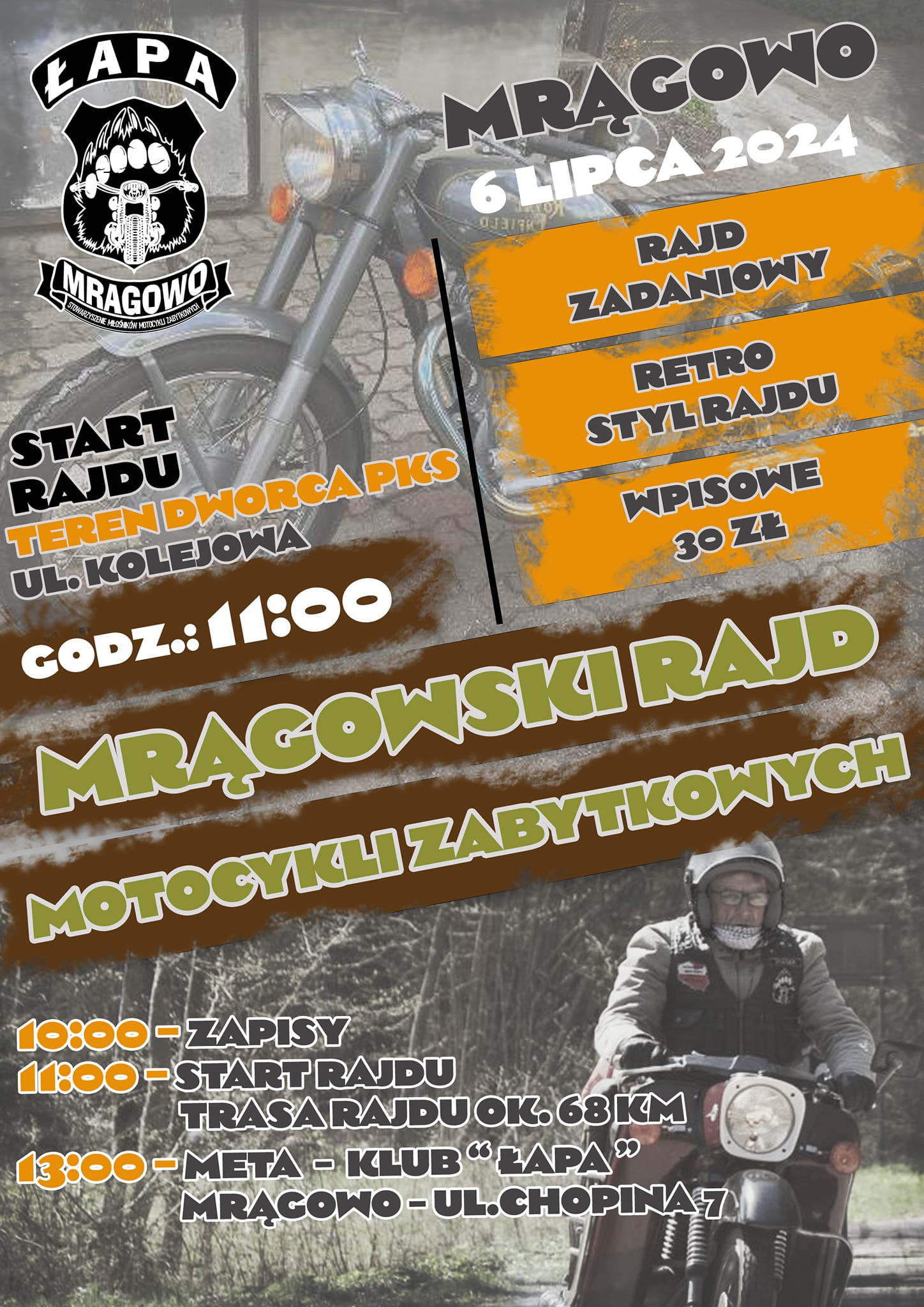 Mrągowski Rajd Motocykli Zabytkowych