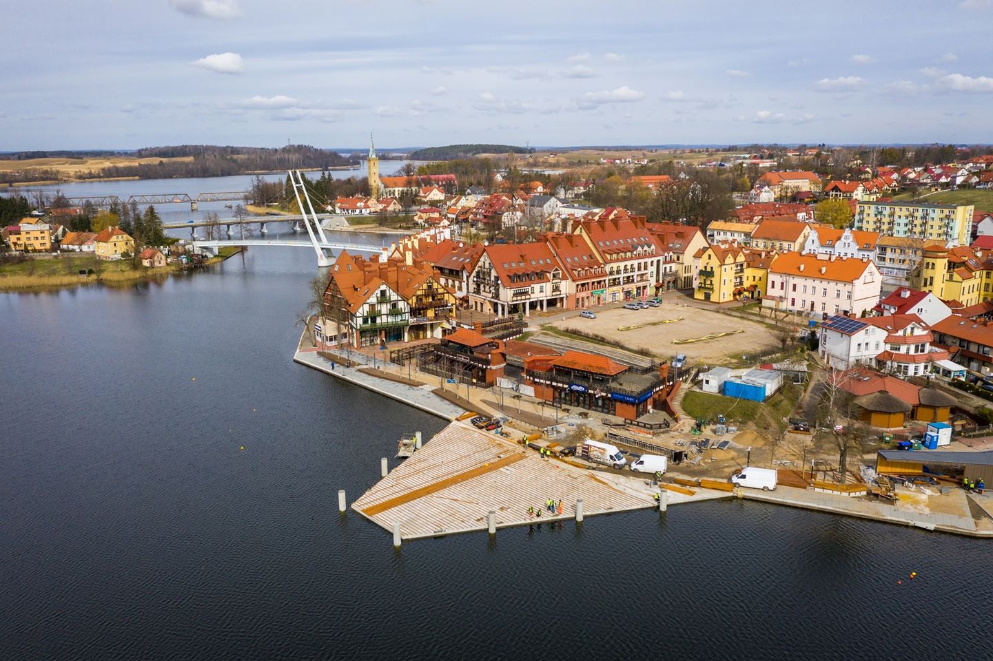 Tu powstaje nowoczesna promenada na Mazurach