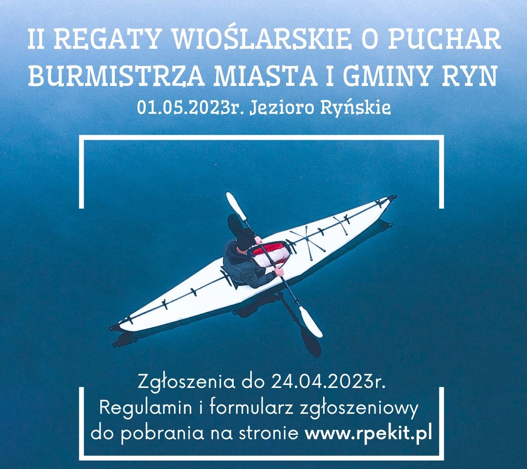 Regaty wioślarskie w Rynie na Mazurach