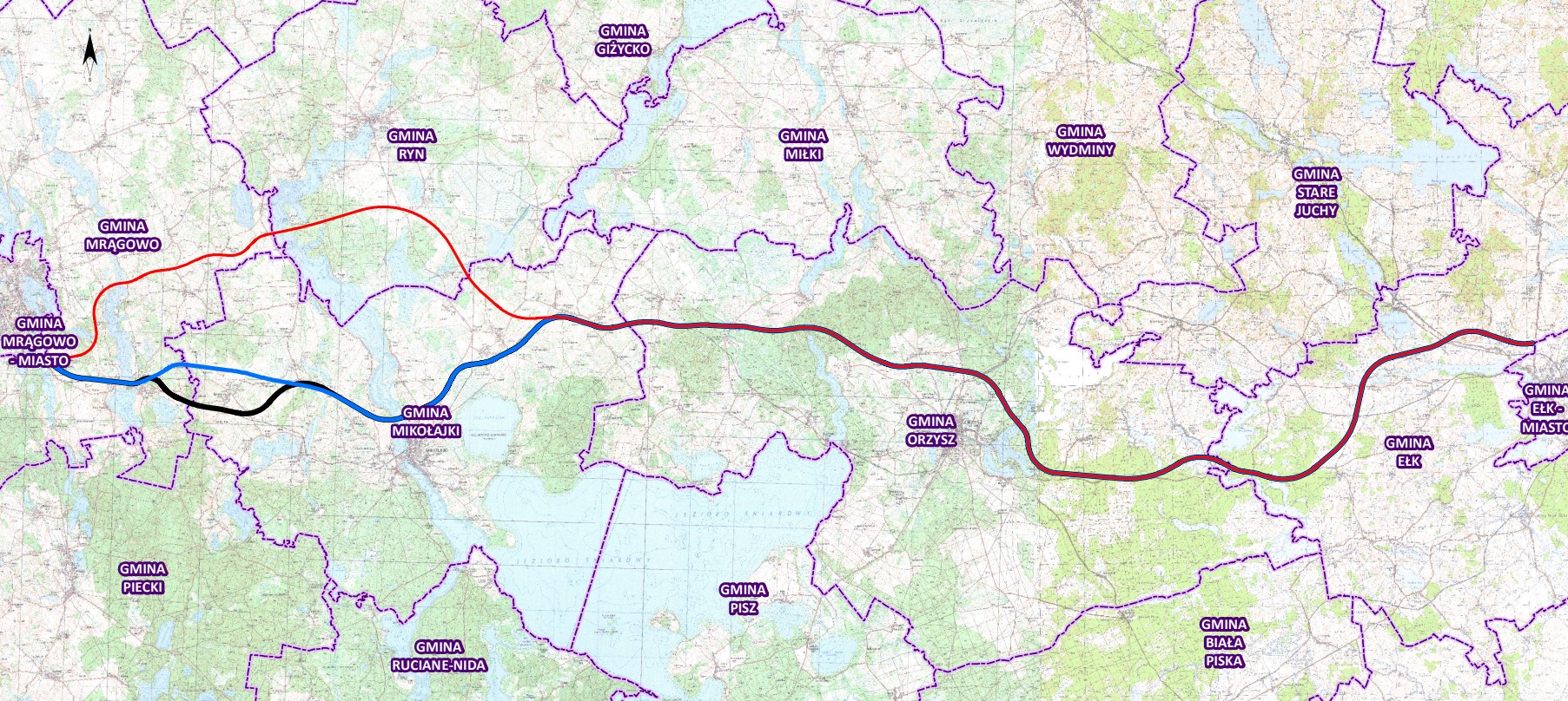 Wybrano alternatywny wariant drogi ekspresowej przez Mazury